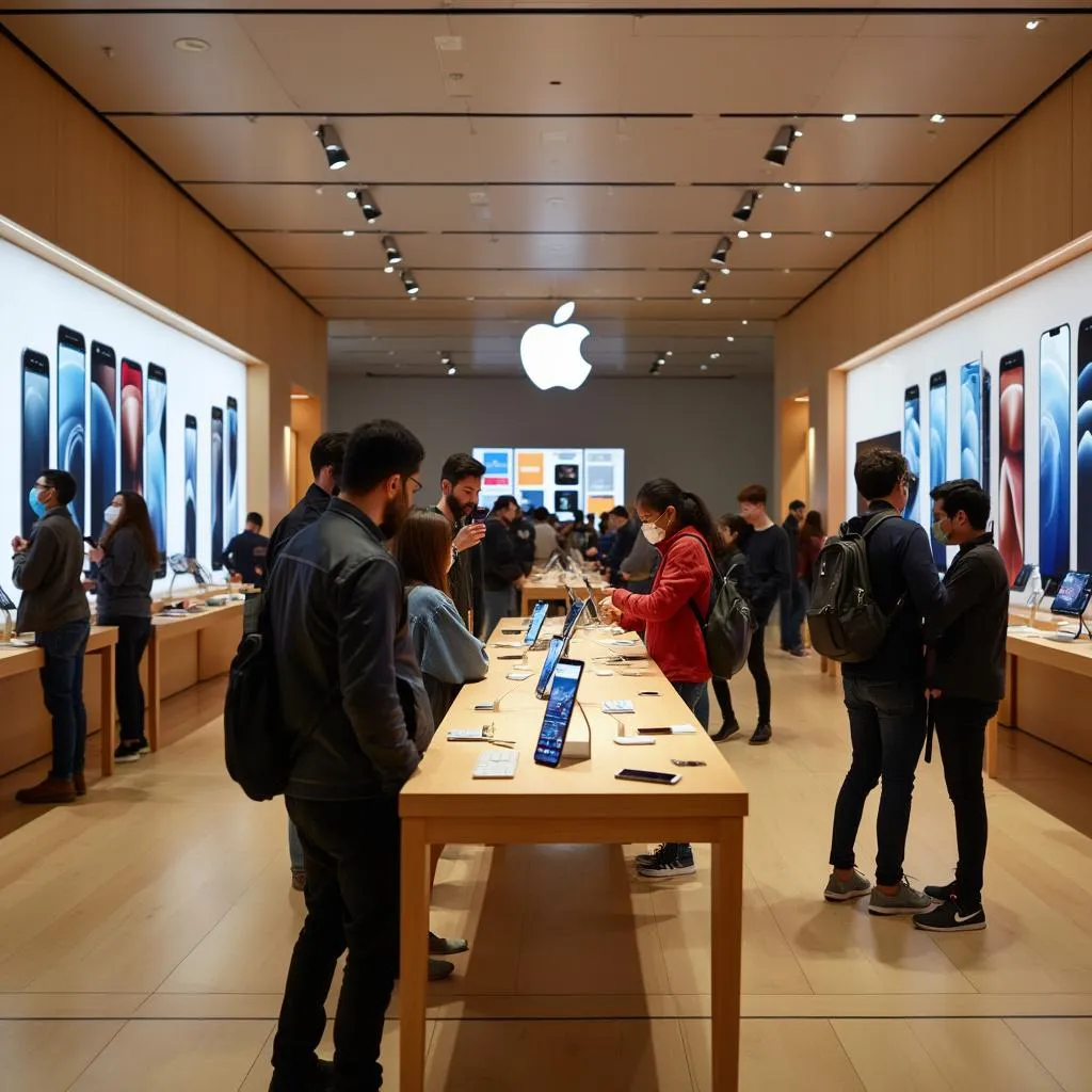 Eveniment de lansare iPhone în magazinul nostru